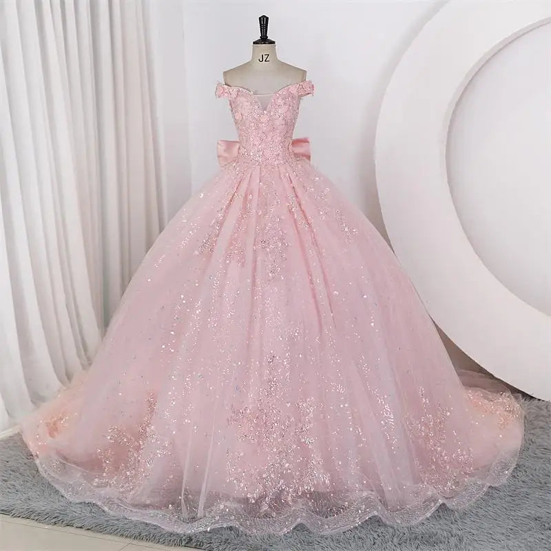Glänzende Pailletten-Party-Kleider 15 Fünfzehnjährigenkleider Ballkleid Luxus Glitzer Abschlussballkleid Kleid für 15-Jährige Maßgeschneidert für Mädchen