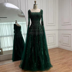 Caramel Beaded A Line Evening Dress With Cape Sleeves Formal Gown For Women