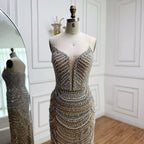 Serene Hill Custom Mermaid Beaded Pearl Evening Gown 2026