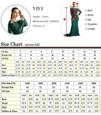 Custom Green Dubai Lace Gown With Beaded Feather Sleeves Formal Wear