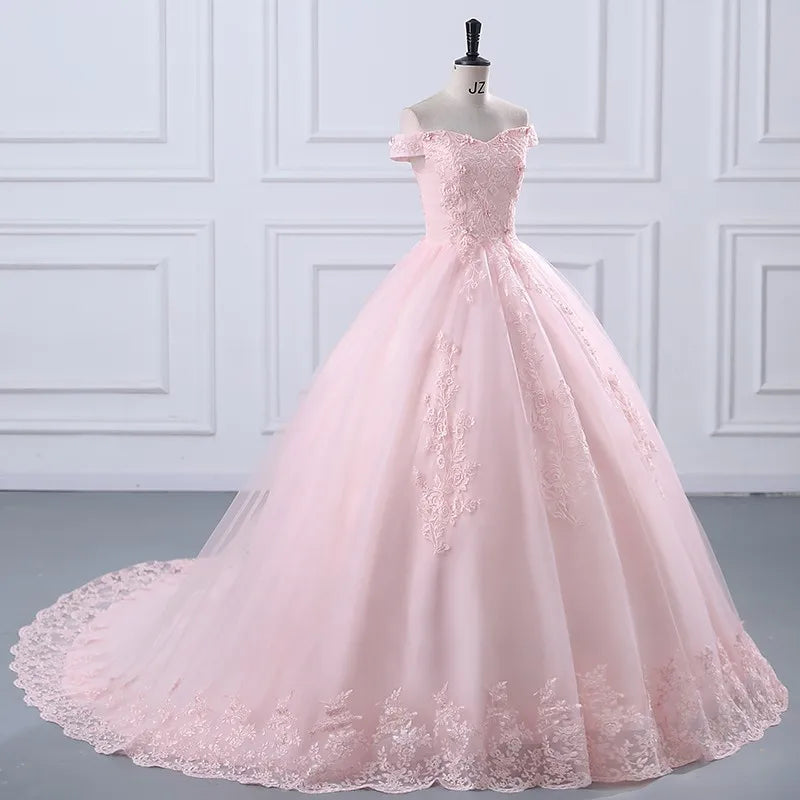 15 Vestidos de Quinceañera 2024 Elegantes con Hombros Descubiertos Foto Real Vestido de Gala Clásico para Fiesta Vestido para Niña de 15 Años Personalizado