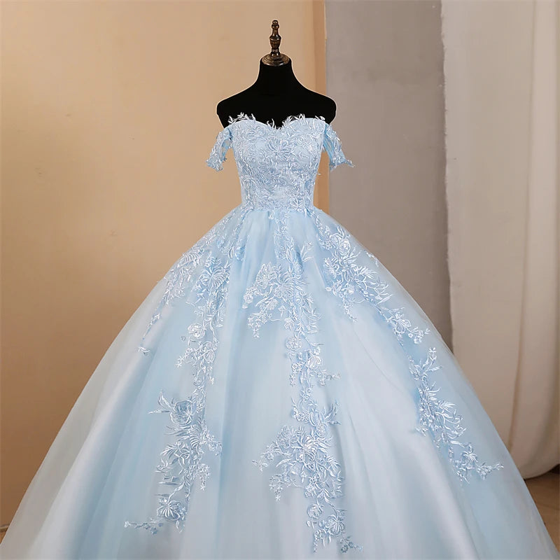 Schulterfreies Festkleid Festliches Kleid 15 Quinceañera-Kleider Ballkleid Kleid für 15-Jährige Maßgeschneiderte Abschlussballkleider für Quinceañera