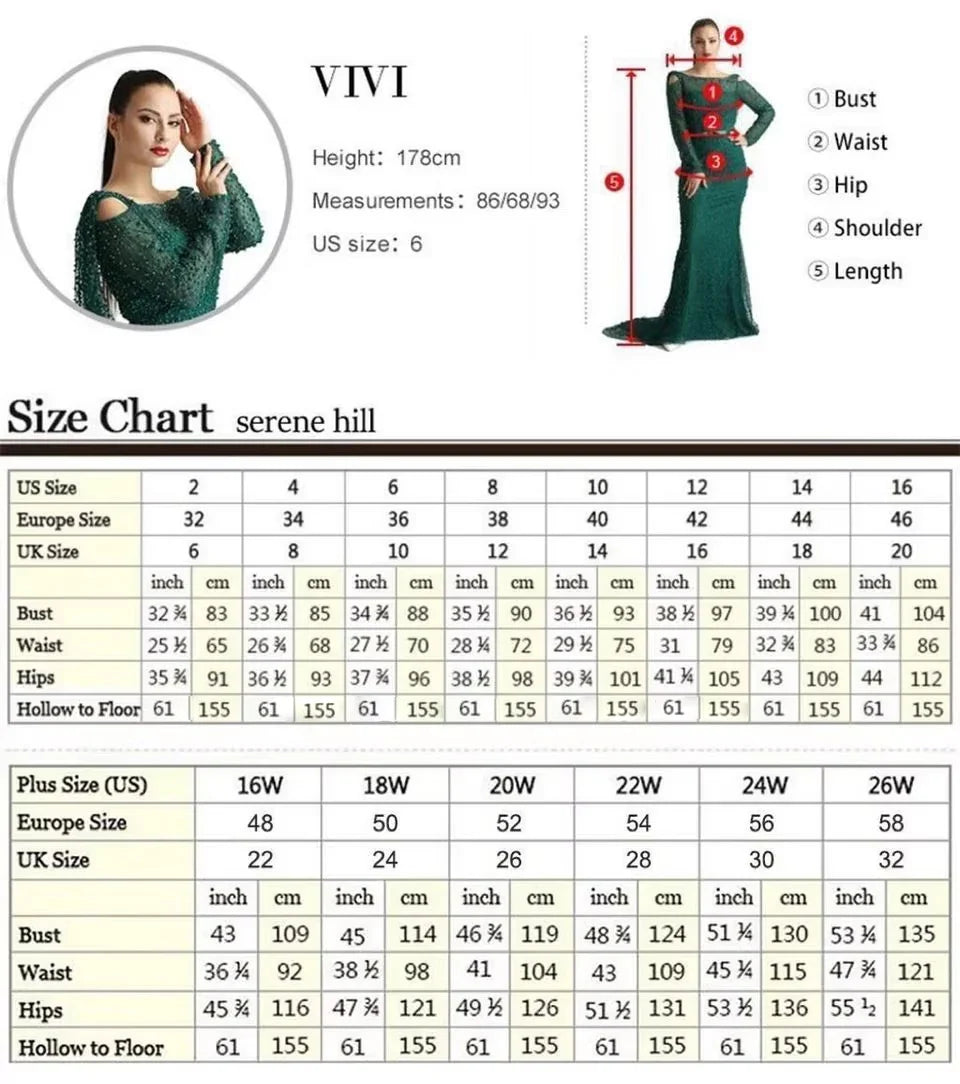 Luxury Arabic Navy A-Line Evening Dress with Beaded LA73050