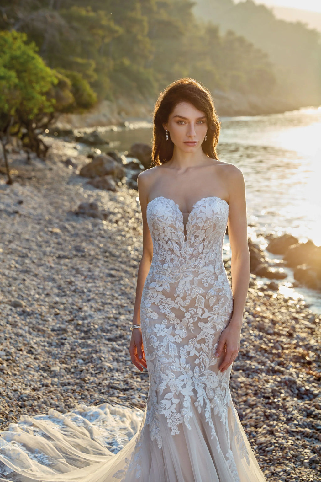 Lakshmigown Sweetheart Mermaid Wedding Dress With Lace And Tulle