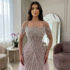 Serene Hill 2026 Mermaid Evening Gown Pearl Beaded Formal Party Dress