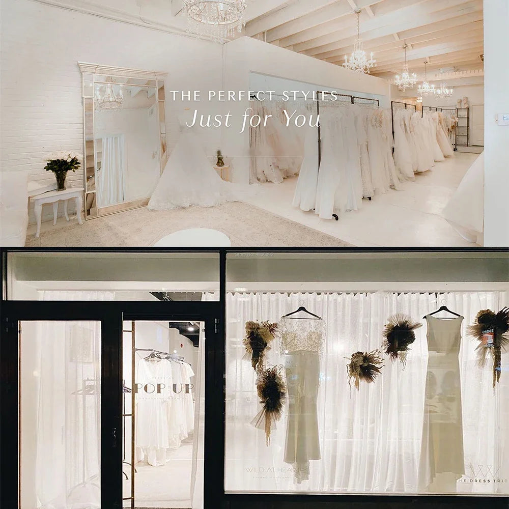 RoyceBridal Custom Sweetheart A Line Wedding Dress Tulle Court Train