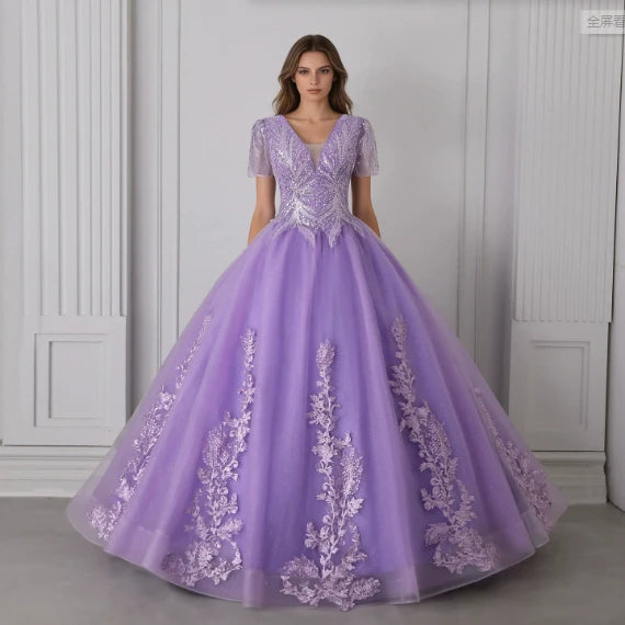 Sonhar Kleider 15 Fünfzehnjähriges Festkleid Ballkleid Glitzer Festkleid Maßgeschneidertes Kleid für 15-Jährige zum Fünfzehnjährigen 2026