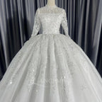 2026 Customized Ball Gown Wedding Dress Long Sleeve Plus Size Gown
