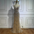 Serene Hill Custom Mermaid Beaded Pearl Evening Gown 2026
