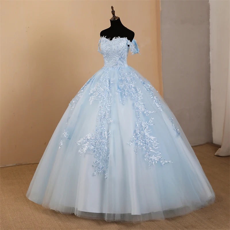 Schulterfreies Festkleid Festliches Kleid 15 Quinceañera-Kleider Ballkleid Kleid für 15-Jährige Maßgeschneiderte Abschlussballkleider für Quinceañera