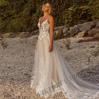 Viktoria Custom Wedding Dress Bride Sweetheart Spaghetti Straps
