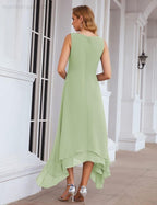 Vestidos de Noiva para Mães de Tamanho Grande em Chiffon com Casaco, Vestidos Formais para Casamento SEA28073