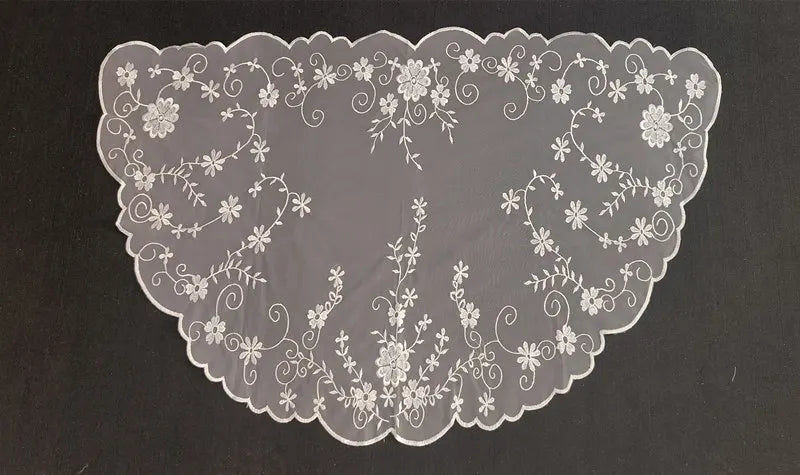 Women Embroidery Lace Mantilla Catholic Church Wedding Veil