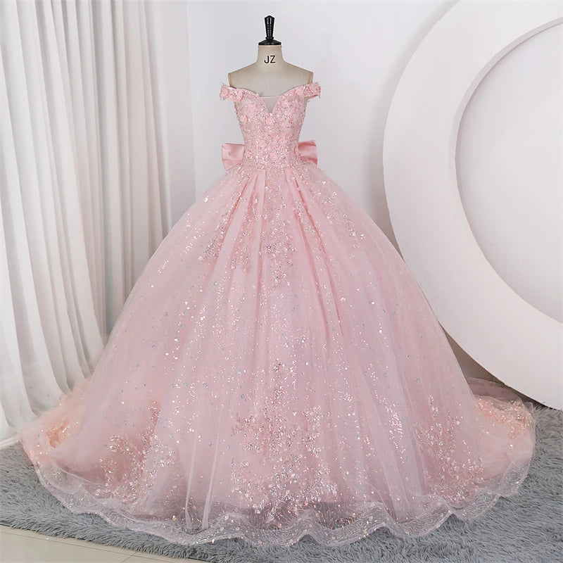 Glänzende Pailletten-Party-Kleider 15 Fünfzehnjährigenkleider Ballkleid Luxus Glitzer Abschlussballkleid Kleid für 15-Jährige Maßgeschneidert für Mädchen