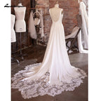 Customized Elegant Sleeveless Crepe Court Train Dress