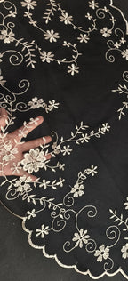 Women Embroidery Lace Mantilla Catholic Church Wedding Veil