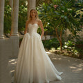 Custom Boho Satin Wedding Dress Sweetheart Backless White Bridal Gown