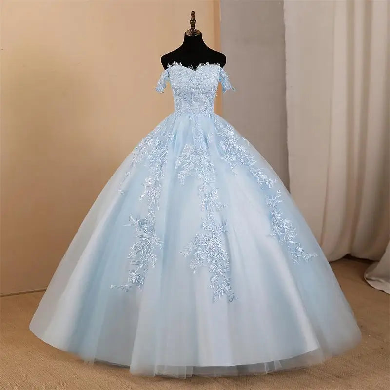 Schulterfreies Festkleid Festliches Kleid 15 Quinceañera-Kleider Ballkleid Kleid für 15-Jährige Maßgeschneiderte Abschlussballkleider für Quinceañera