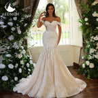Custom Mermaid Wedding Dress Sweetheart Appliques Embroidery Bridal Gown