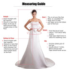 Custom Square Neck Long Sleeve Beaded Train Wedding Bridal Gown