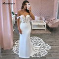 Customized Off The Shoulder Bridal Gown For Women Wedding Party Dress