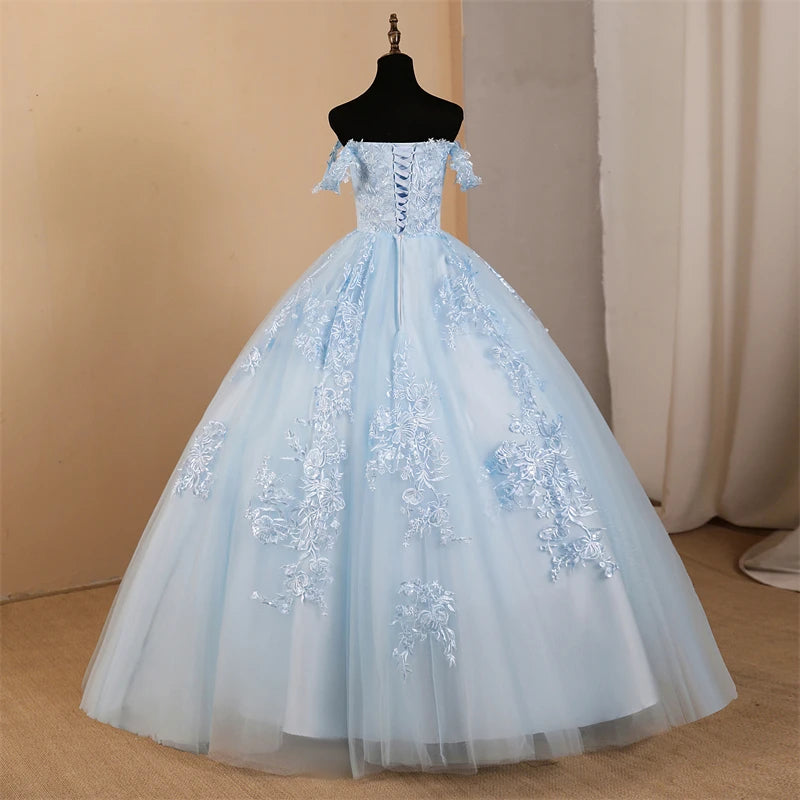 Schulterfreies Festkleid Festliches Kleid 15 Quinceañera-Kleider Ballkleid Kleid für 15-Jährige Maßgeschneiderte Abschlussballkleider für Quinceañera