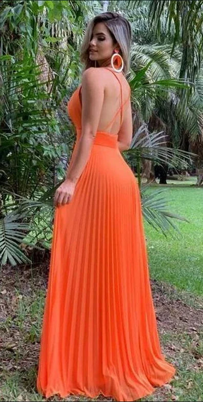 Abito Lungo Elegante per Ballo di Fine Anno Scolastico SYP30