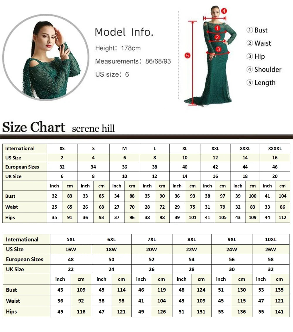 Serene Hill Blue Off Shoulder Evening Dress With Beaded Floral Appliques