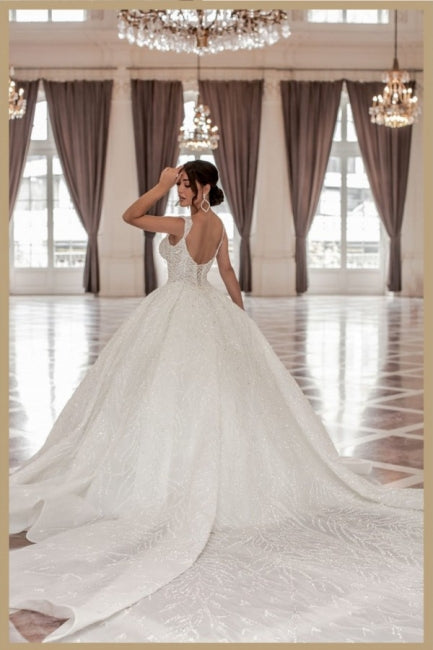 A-Linien-Brautkleid im Prinzessin-Stil mit herzförmigem Ausschnitt