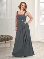 Spaghetti Strap A Line Mother Of The Bride Dress With Jacket