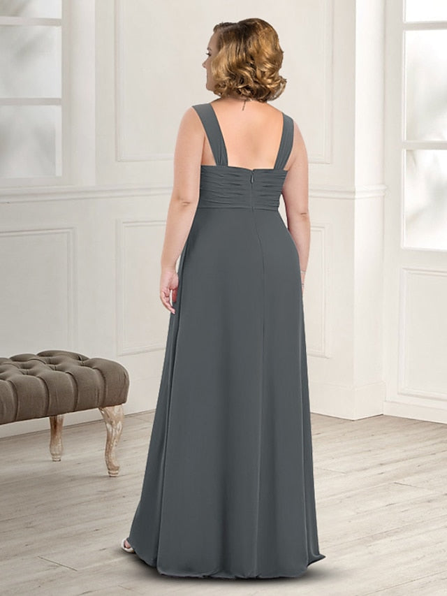 Spaghetti Strap A Line Mother Of The Bride Dress With Jacket