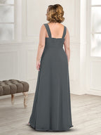 Spaghetti Strap A Line Mother Of The Bride Dress With Jacket