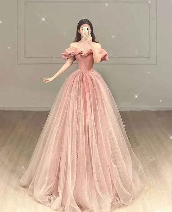 Abiti da sera formali rosa alla moda Y6585