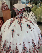 Robe de bal époustouflante à épaules dénudées Robe de Quinceañera Robe de seize ans Y6191