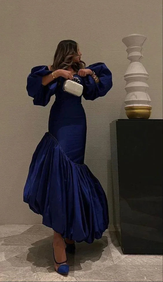 abiti da cerimonia blu, abiti da sera, abiti da festa, abito formale seducente Y4023