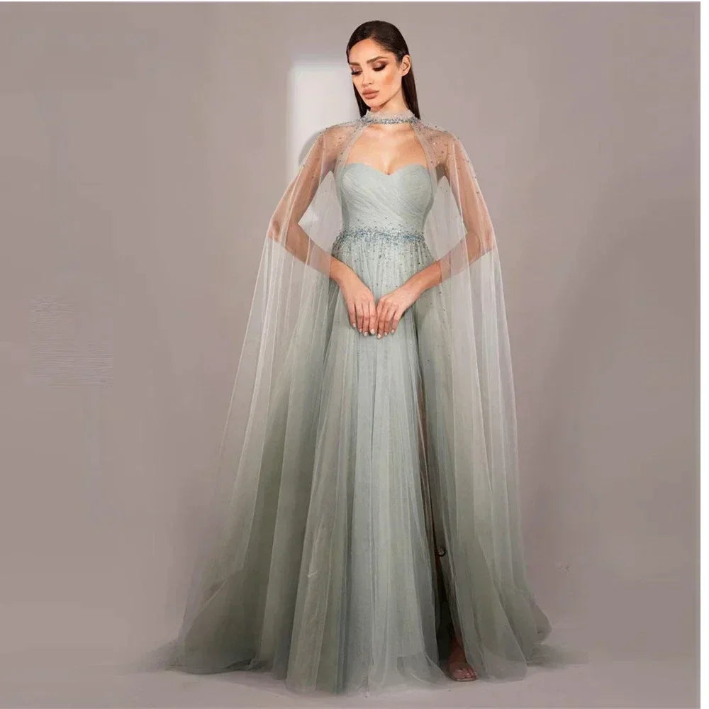 Vestido de Festa de Casamento Mulher Elegante Luxuoso Vestidos Femininos Vestido de Baile de Gala Formal de Noite Longo para Cocktail Ocasião Adequada Pedido