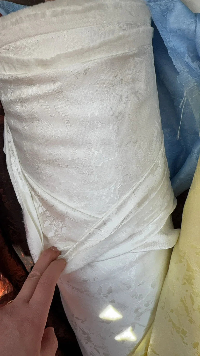 Alivia | Robe longue de soirée et de bal en ligne A à volants superposés jaune pastel