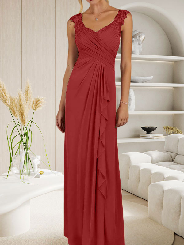 Champagne A-Line Sweetheart Neckline Pleated Mesh Dress