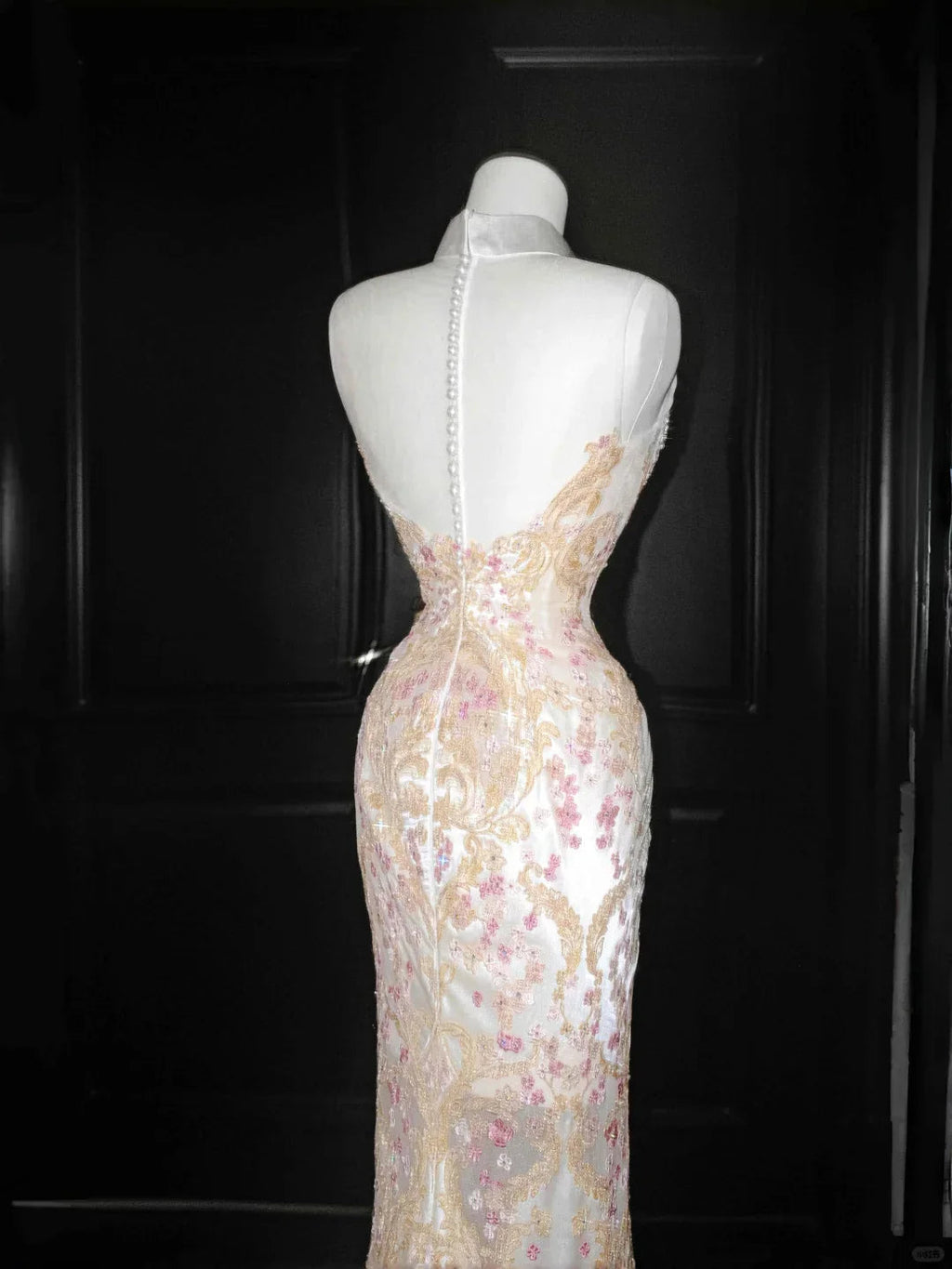 Robe de bal sirène élégante en tulle avec appliques et paillettes, fendue, robe de soirée formelle Y8661