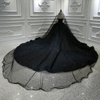 Abito da ballo nero lucido senza spalline con paillettes, abito da principessa per il ballo di fine anno Y56