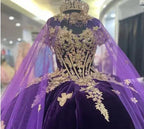 Robes de bal éblouissantes pour princesse violette Quinceañera, robe violette douce seize ans Y6560