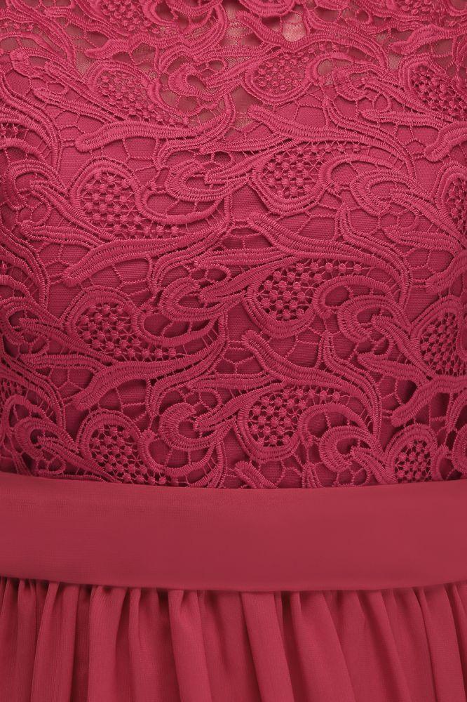 Robes de soirée longues sans manches en dentelle et mousseline, coupe droite, grande taille, avec ceinture