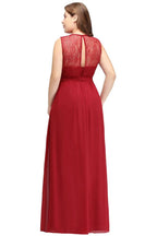 A-Linien-Kurzarmloses Abendkleid aus Chiffon in Übergröße mit Rüschen und Schleife