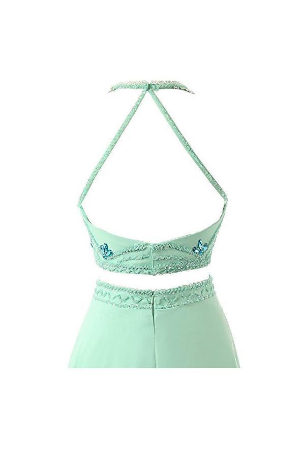 Abito da sera in chiffon a due pezzi linea a PG261