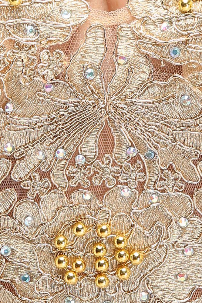 Robes de soirée longues sans manches à encolure en V, coupe en A, grande taille, avec applications