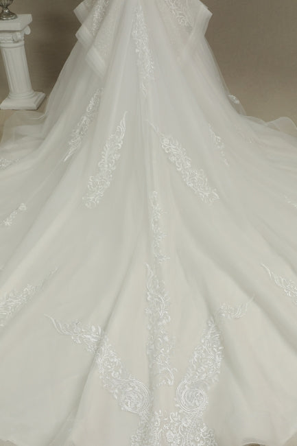Robe de mariée en ligne A | Robes de mariée à manches