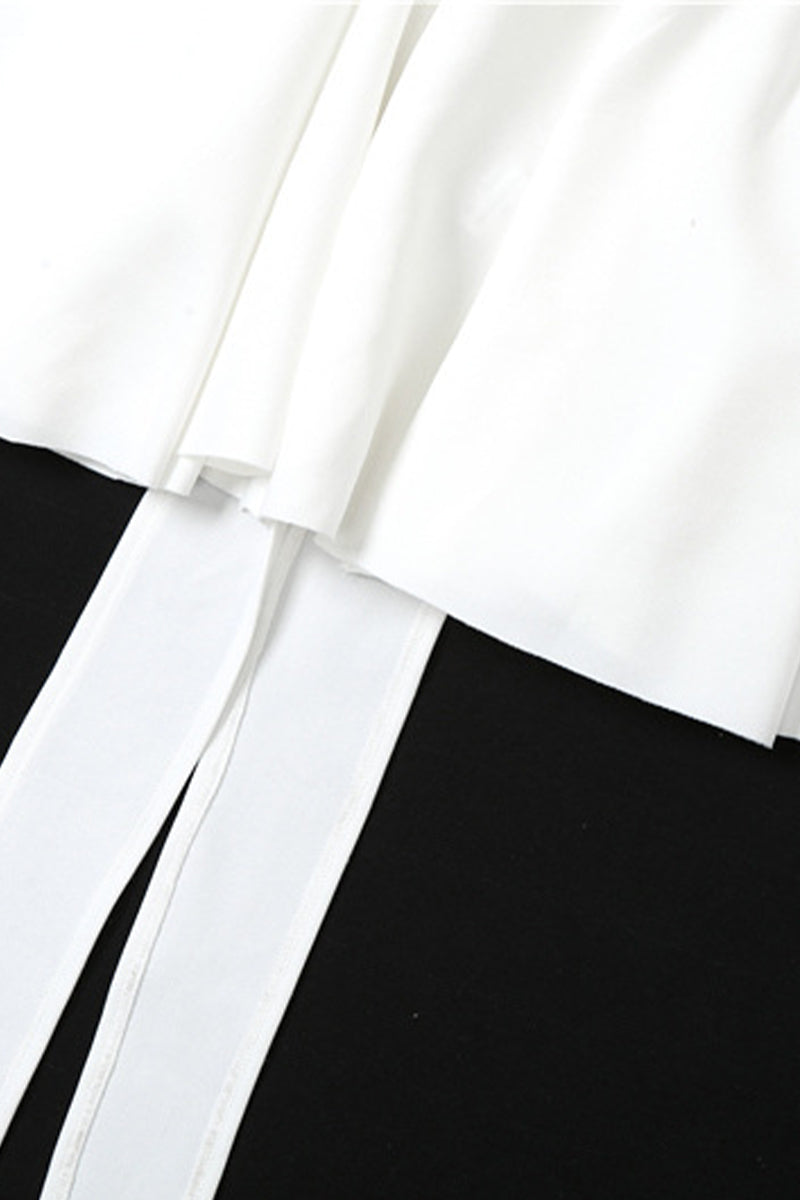 Abiti da Sera a Collo Quadrato con Fiocco e Schienale Interamente Scoperto, dal Design Dolce e Semplice