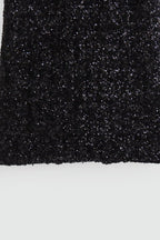 Elegante, rückenfreie Abendkleider mit Rundhalsausschnitt und einfarbigen Pailletten 