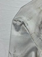 Lange Ärmel, schmal, bedruckt, mit Schlitz am Rücken, geteilter Schnitt, Rundhalsausschnitt, Abendkleider, Maxikleider 