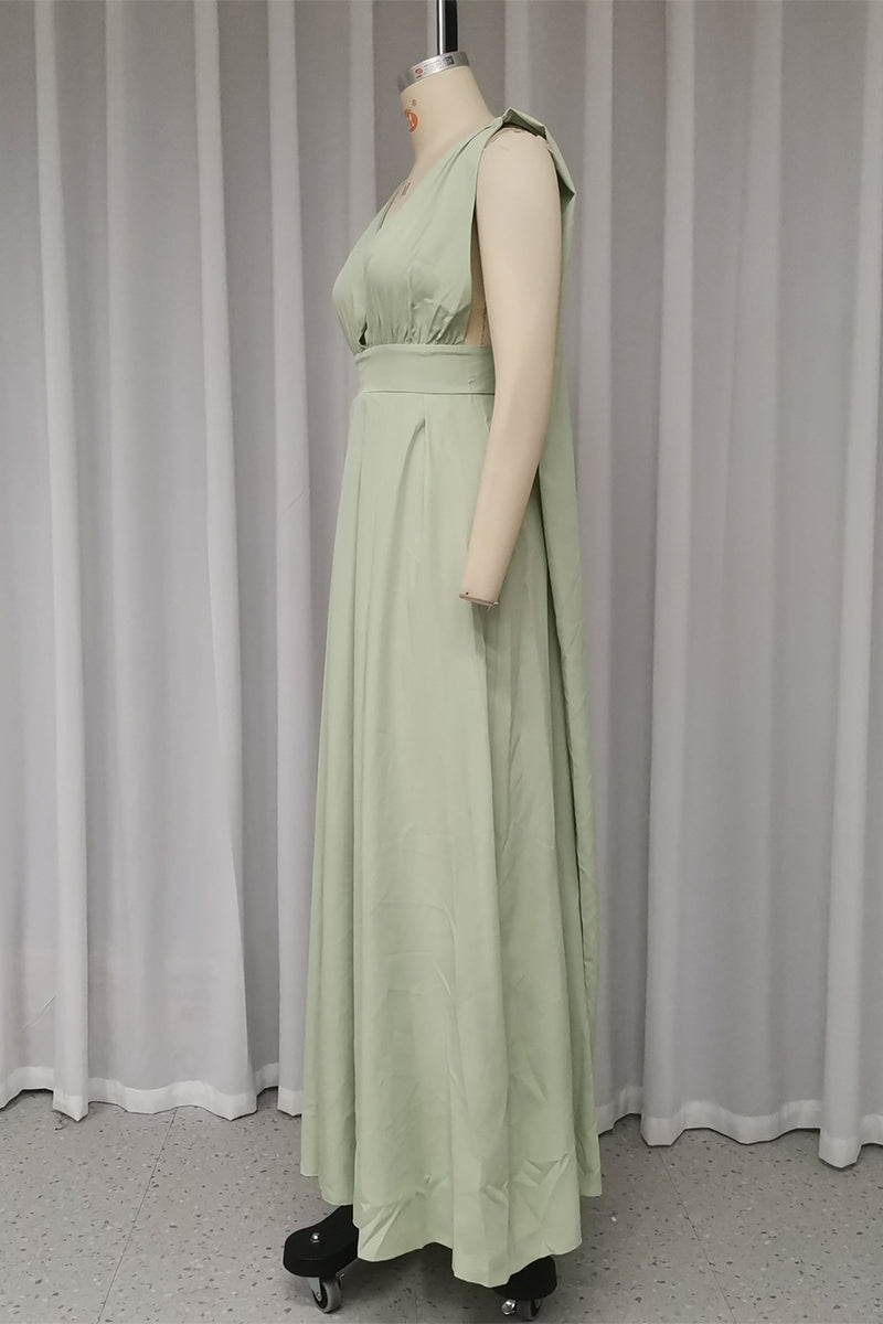 Abiti da Sera Sexy per il Ballo con Schienale Scoperto, Spacco e Scollatura a V